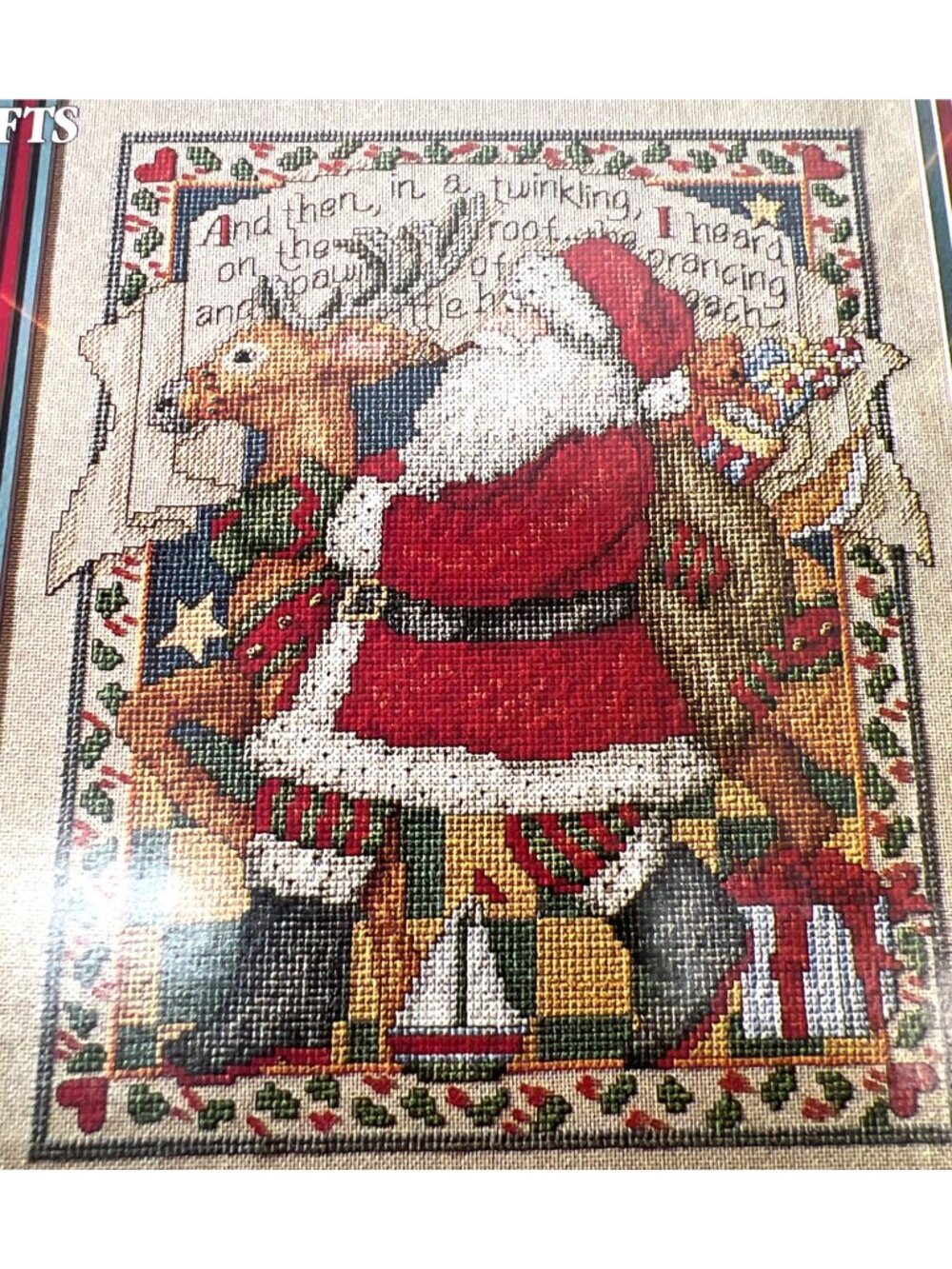 Cross Stitch Charts Santas Moonlit Journey & Angel Patterns